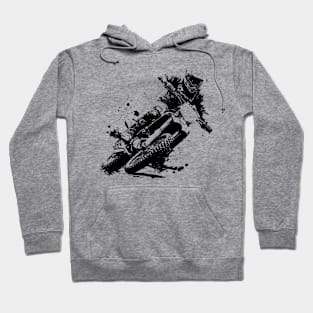 Vintage Motocross Rider Hoodie